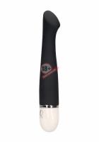 Чёрный гнущийся вибратор Asteria - 20,5 см.
