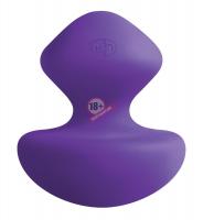 Фиолетовый универсальный вибромассажер Luxe Syren Massager