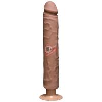 Вибратор-мулат The Realistic Cock ULTRASKYN Without Balls Vibrating 12” - 33,5 см.