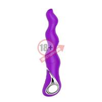 Фиолетовый изогнутый вибратор NAGHI NO.18 RECHARGEABLE 3 MOTOR VIBE - 15 см.