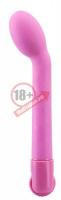 Розовый вибратор G-SPOT для точки G - 19 см.
