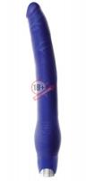 Длинный синий вибратор Monster Meat Long Vibe - 30,5 см.