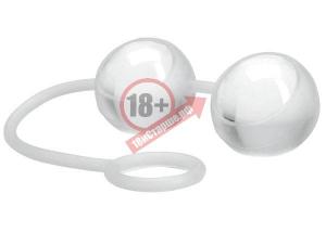Стеклянные вагинальные шарики Climax Kegels Ben Wa Balls with Silicone Strap