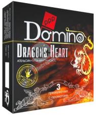 Ароматизированные презервативы Domino Dragon’s Heart  - 3 шт.
