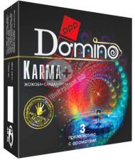 Ароматизированные презервативы Domino Karma - 3 шт.