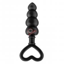 Анальная втулка из силикона Beaded Luv Probe - 15,5 см.