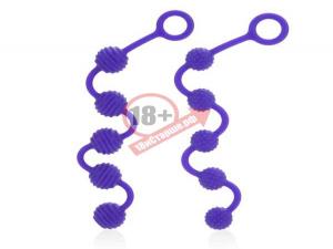 Набор фиолетовых анальных цепочек Posh Silicone “O” Beads