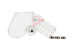 Силиконовая насадка на пенис с вибрацией VIBRATING SILICON COCK POUCH
