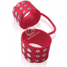 Силиконовые наручники SILICONE CUFFS RED