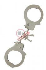 Металлические наручники с ключиками LARGE METAL HANDCUFFS WITH KEYS