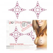 Розовые пэстисы из кристаллов Pink Star