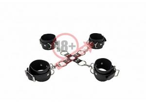 Черный комплект оков Hand And Legcuffs