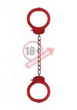 Красные оковы на ноги Pleasure Legcuffs