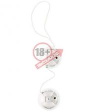 Серебристые шарики VIBRATONE DUO BALLS SILVER BLISTERCARD
