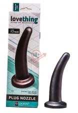 Гладкий анальный плаг Lovething  platinum - 13 см.