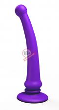 Фиолетовый анальный стимулятор Rapier Plug - 15 см.