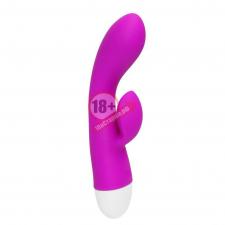 Лиловый вибростимулятор Eli - 18 см.