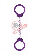Металлические фиолетовые оковы Pleasure Legcuffs