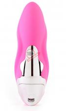 Розовый вибромассажёр THE NINA CURVY G - 13,4 см.