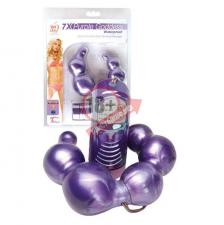 Двусторонний фиолетовый вибромассажёр Purple Goddess