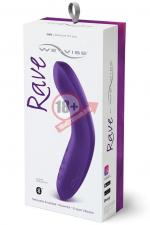 Фиолетовый вибромассажёр We Vibe Rave Purple - 19,3 см.
