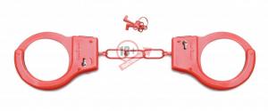 Красные металлические наручники SHOTS TOYS Red