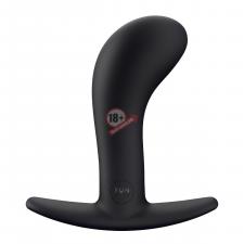 Чёрный анальный стимулятор BOOTIE L - 11,1 см.