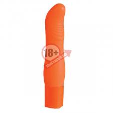 Оранжевый мини-вибратор PURE 3.5INCH VIBRATOR ORANGE - 9 см.