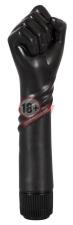 Чёрный вибратор-рука для фистинга The Black Fist Vibrator - 24 см.