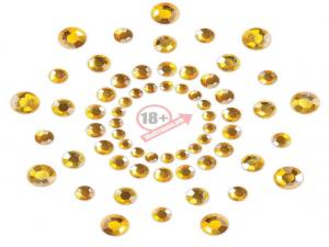 Золотистые наклейки на грудь Mimi Bijoux