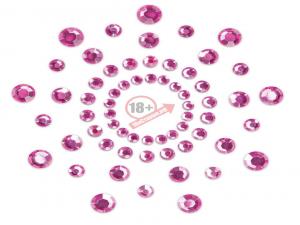 Розовые наклейки на грудь Mimi Bijoux