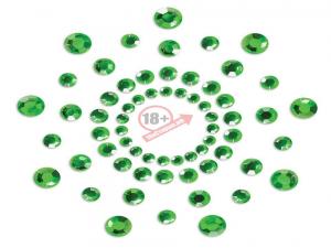 Зеленые наклейки на грудь Mimi Bijoux