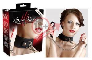 Ошейник с поводком-цепочкой Silikon-Halsband mit Leine