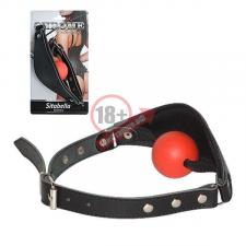 Кожаный кляп Sitabella Chrome Collection