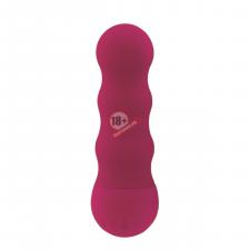 Розовый вибромассажёр Dream Massagers Ripple Vibes - 11 см.
