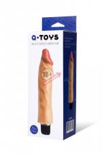 Многоскоростной вибратор-реалистик - 21 см.