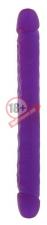 Двойной фиолетовый фаллоимитатор DOUBLE DONG LAVENDER - 30 см.