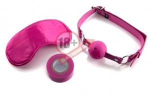 Комплект розовых аксессуаров для бандажа Bondage Set