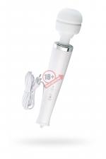 Работающий от сети, белый вибратор Super massager - 32 см.