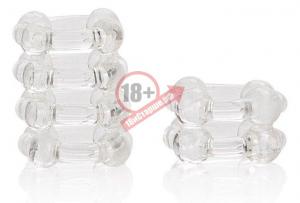 Комплект из 2 прозрачных эрекционных колец COLT Enhancer Rings