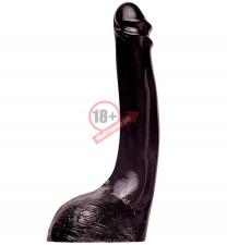 Чёрный фаллоимитатор-гигант All Black - 32 см.