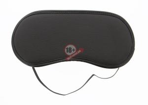 Чёрная полиуретановая маска Blindfold