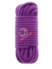 Фиолетовая хлопковая веревка BONDX LOVE ROPE 10M PURPLE - 10 м.
