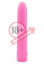 Розовый вибромассажер Climax Silk 7.5" Vibe - 19 см.