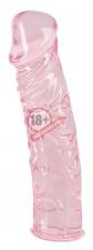 Нежно-розовый гелевый фаллоимитатор Rosy Quartz - 18 см.