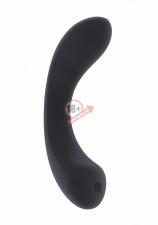 Чёрный гнущийся вибратор Olivia - 15,6 см.