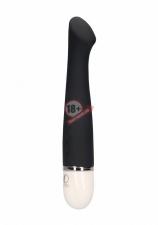 Чёрный гнущийся вибратор Asteria - 20,5 см.