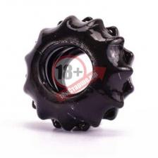 Чёрное эрекционное кольцо POWER PLUS Cockring