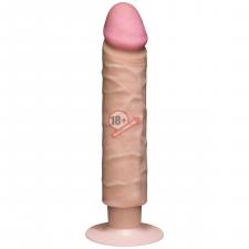 Вибратор-реалистик The Realistic Cock ULTRASKYN Without Balls Vibrating 8” - 24,1 см.