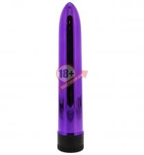 Фиолетовый классический вибратор KRYPTON STIX 7 MASSAGER - 17,8 см.